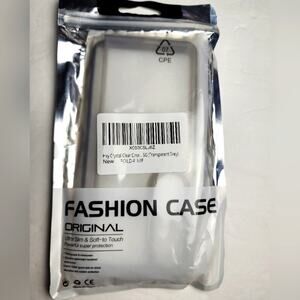 Fashion Case Fold 4 Transparent Grey Crystal Lightweight Clear Cover 27‎ New Pkg